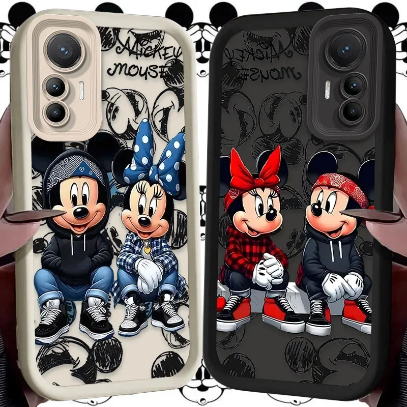 Case for Xiaomi 14T 13T 12T 11T 13 12 11 Lite 5G NE POCO X6 X5 F6 F5 F3 X4 GT X3 NFC M5S C65 M6 Pro Disney Mickey Minnie Covers