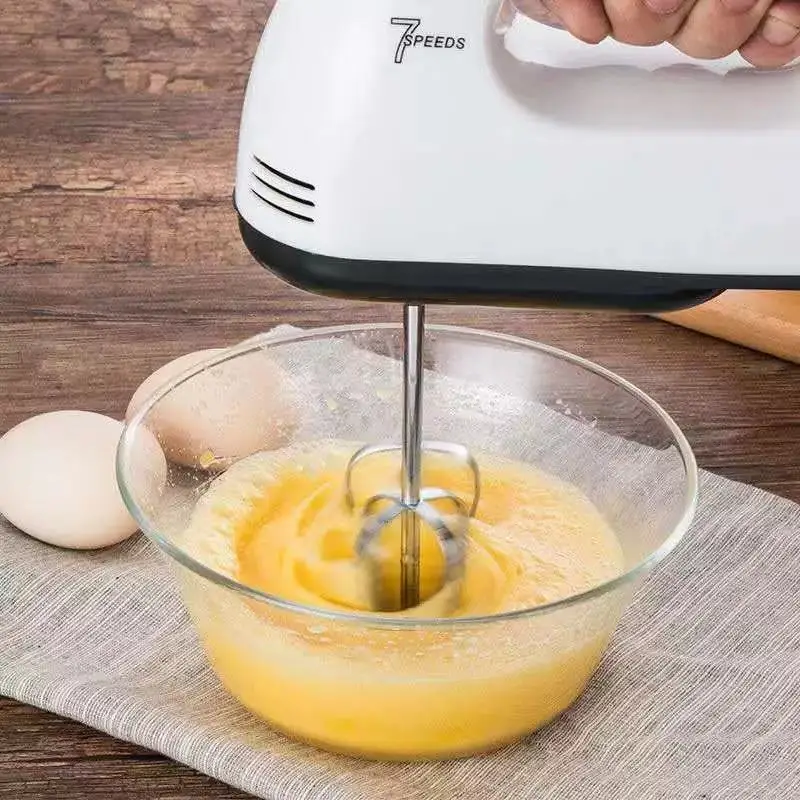 Multifunctionele Home Kitchen Desktop Eierklopper Variabele snelheid 7-speed Eierklopper Elektrische verticale mixer met kom