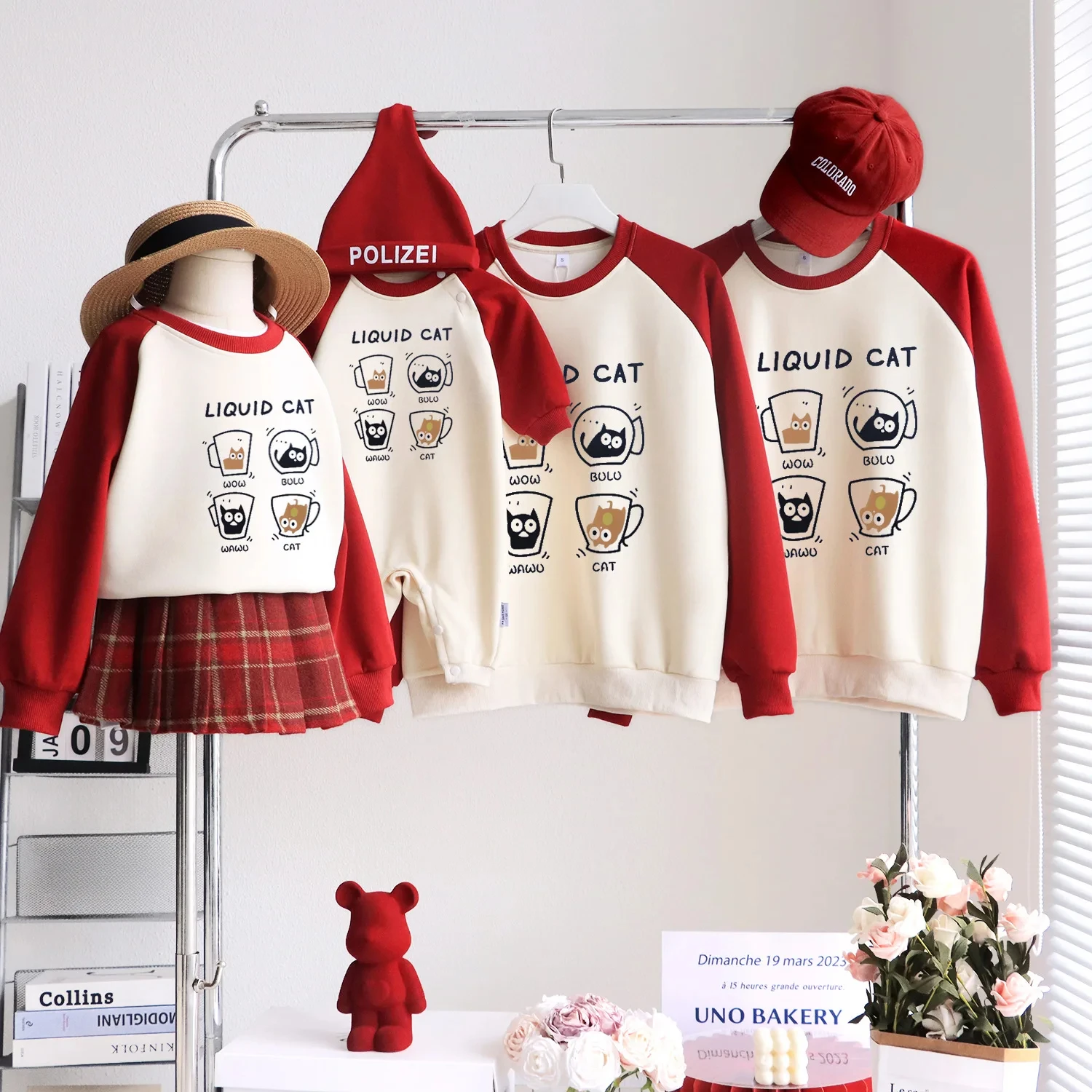 Family Matching Sweatshirts Mom Dad Kids Baby Long Sleeve Parent-Child Outfits Couple Tops Christmas 2026 Infant Toddler Romper