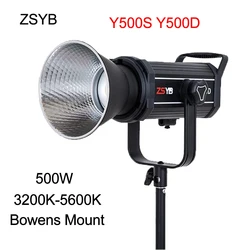 ZSYB Y500RGB Y500 RGB LED Video Light 3200K-5600K Photography Light APP Control Studio Photo Lamp Dual Color Camera Light