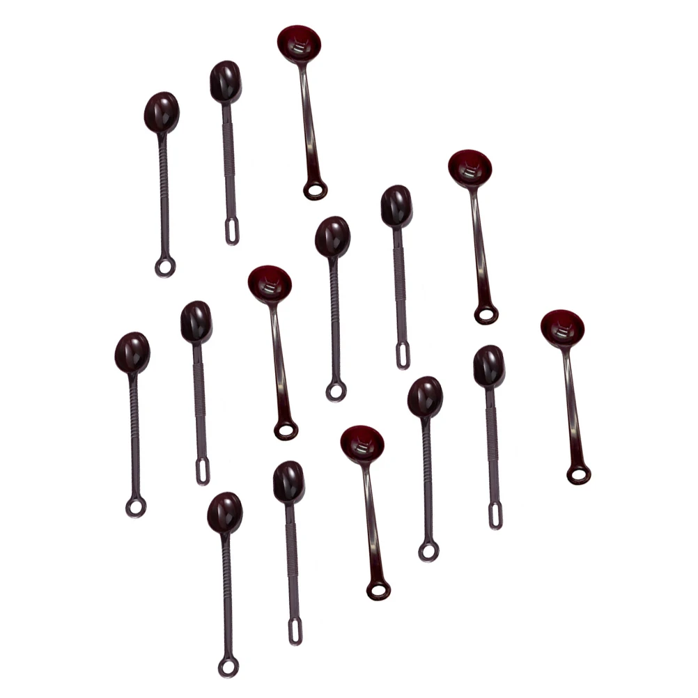 

15 Pcs Coffee Measuring Spoon Plastic Long H Easy Clean Anti Rust Suitable Jars Cans Ground Coffee Cocoa Tea Flour