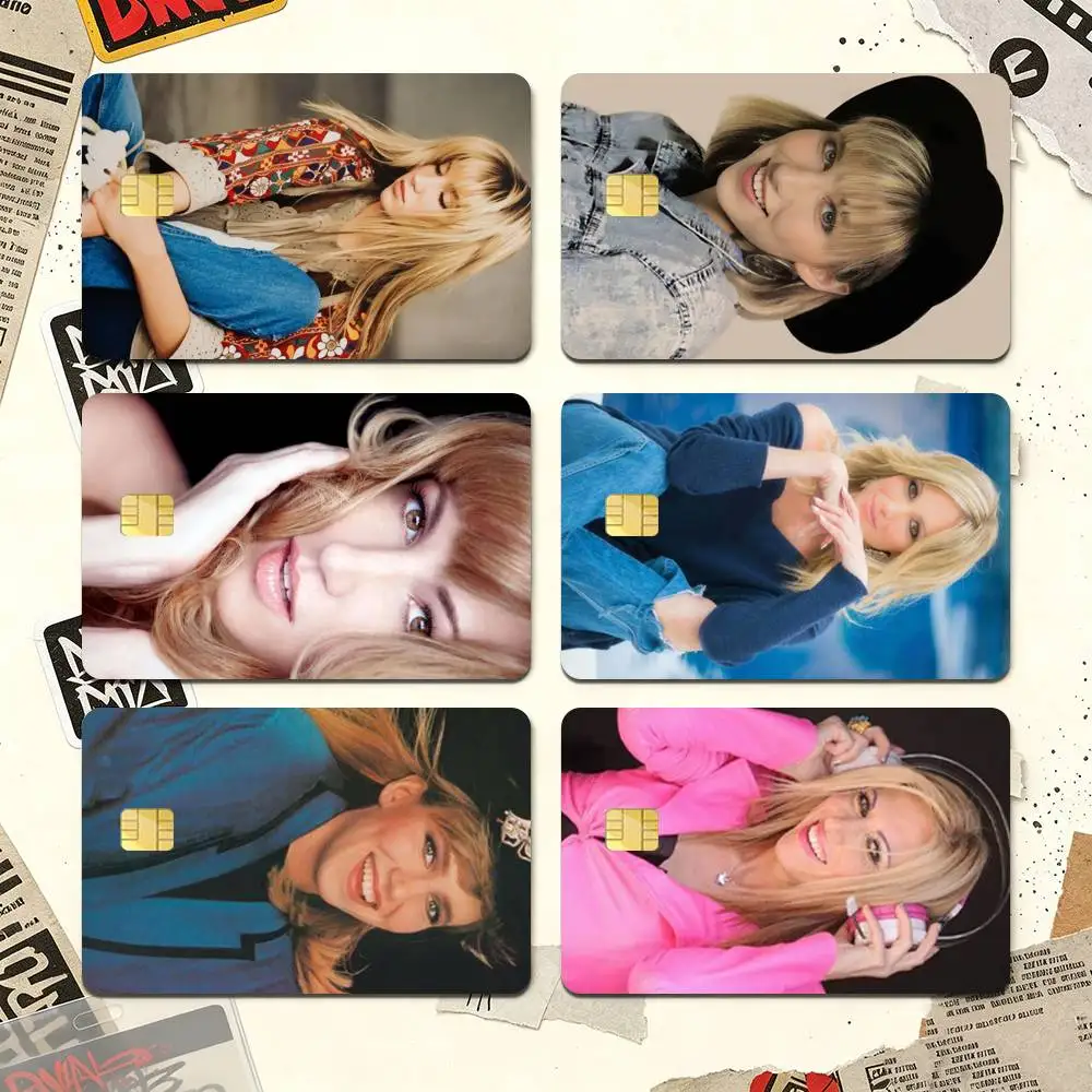 D-Debbie Gibson American Singer Credit Card HD Stickers Easy to replace, change card style anytime as you like