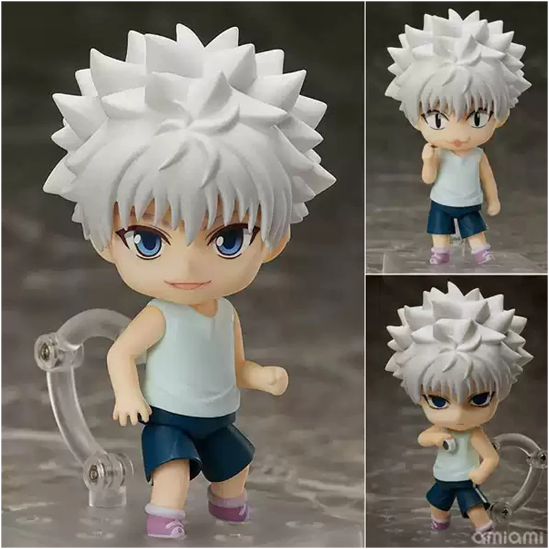 헌터×헌터 애니메이션 만화 주변 장난감 Gon Killua Kurapika Hisok 움직일 수 있는 애니메이션 액션 모델 피규어 컬렉션 NTR