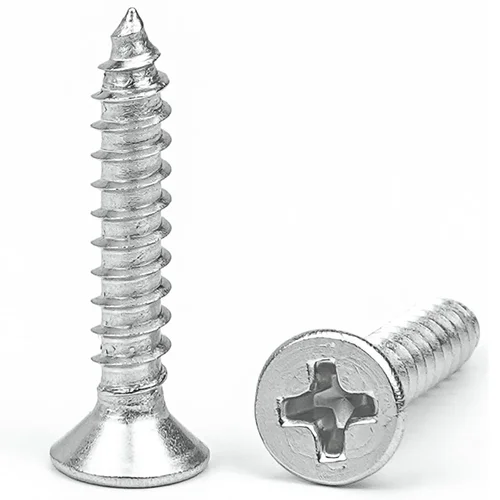 Imagen 2 del producto 10-50 Uds M1-M8 304 tornillos autorroscantes de cabeza plana avellanada empotrada cruzada de acero inoxidable tornillo de madera