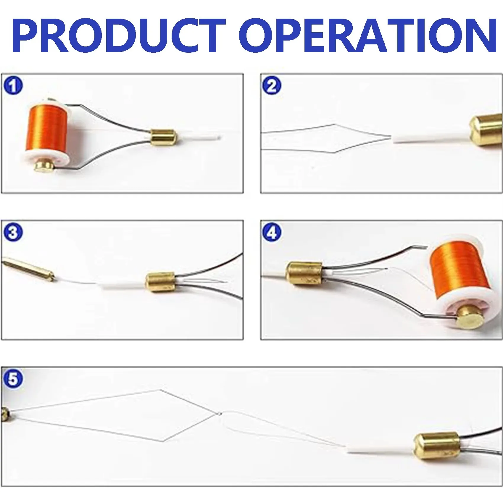 Aventik Fly Tying Tool Combo Fly Tying Accessories and Tools Kit Fly Tying Bobbin Holder Hair Stacker Cutting Pliers image 6