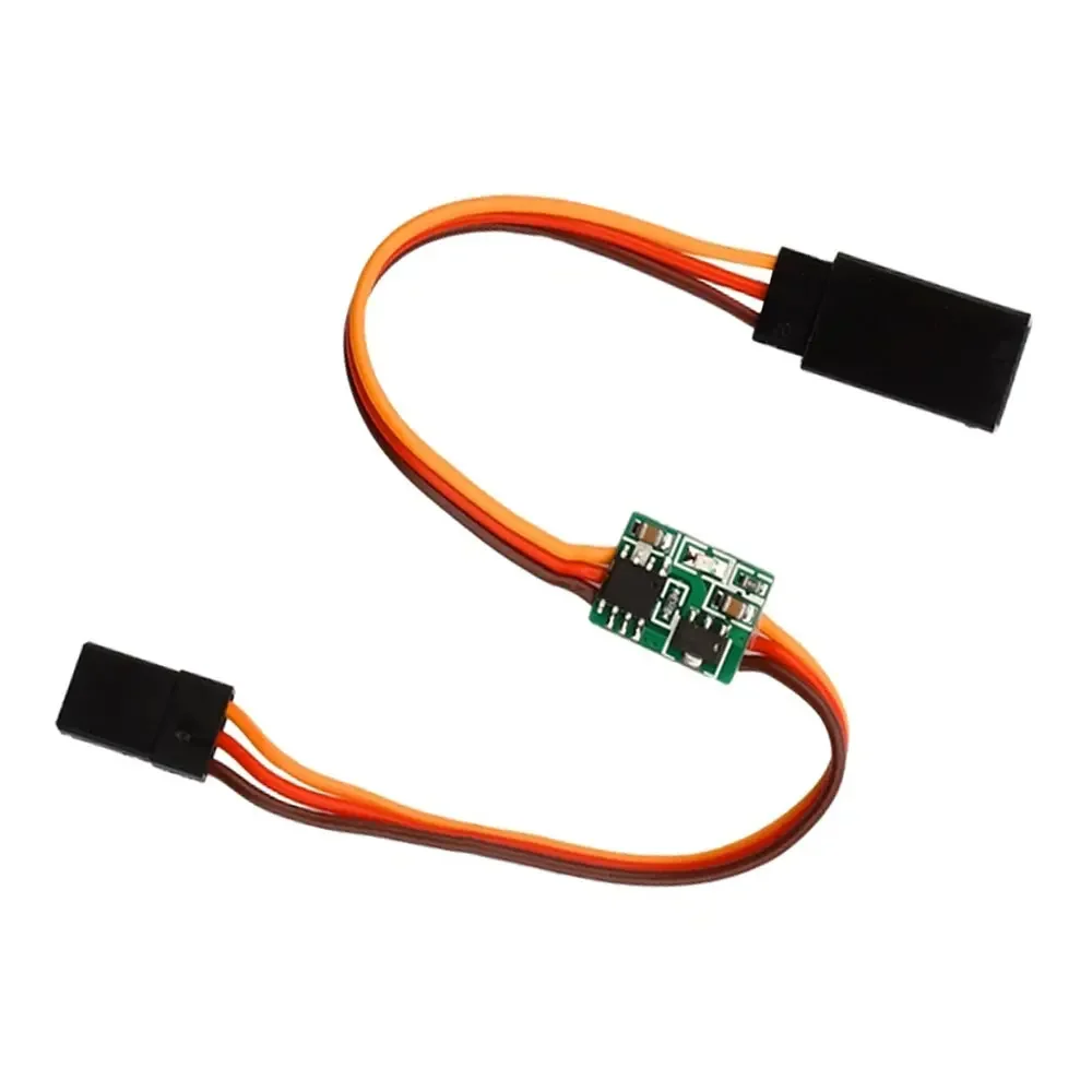 Universal Servo Inverter Signal 4-6V / 3.6V-24V Steering Gear Reverser Low/High Voltage For RC Servo Airplane V-tail