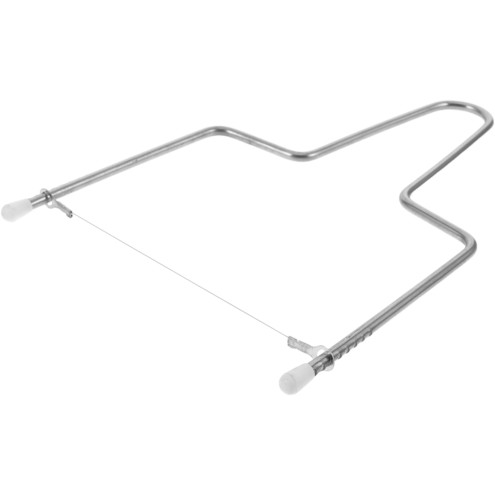 

2Pcs Stainless Steel Cheese Wire Slicer Handheld Butter Cutter Tool for Block Cheese Tofu Sausage Kitchen Use Sausage Cutter