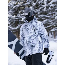 SKIFREE 2023 Women Men Ski Jacket Winter Warm Windproof Waterproof Outdoor Sports Snowboard Ski Coat