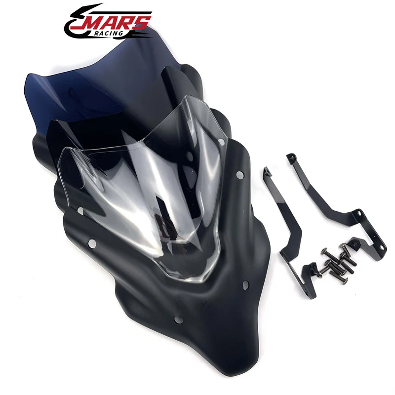 Dla YAMAHA nowy MT07 MT-07 FZ07 mt07 2021 2022 2023 2024 akcesoria motocyklowe zestaw szyby przedniej deflektor Fairing Cover