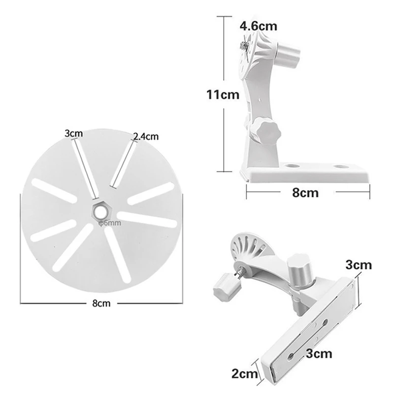 Imagem -04 - Allicaver-cctv Security Câmera Mount Bracket Wall Mount Fit para Wyze Cam Pan e Wyze Cam