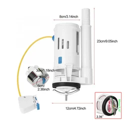 WETIPS Toilet Fitting Valve Toilet Water Hunting Adjustable Flush Toilet Flushing System wc Cistern Downloader Toilet Discharge