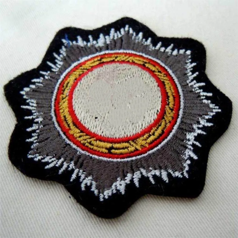 Fashion Embroidered German Cross Badge Medal and Lapel Pin Clothes Jacket Badges for Clothing