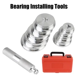 10 Pcs/Set Repair Kit Remover Automotive Tools Aluminum Wheel Bearing Kit Seal Driver Installer Bearing Disassembly Tool