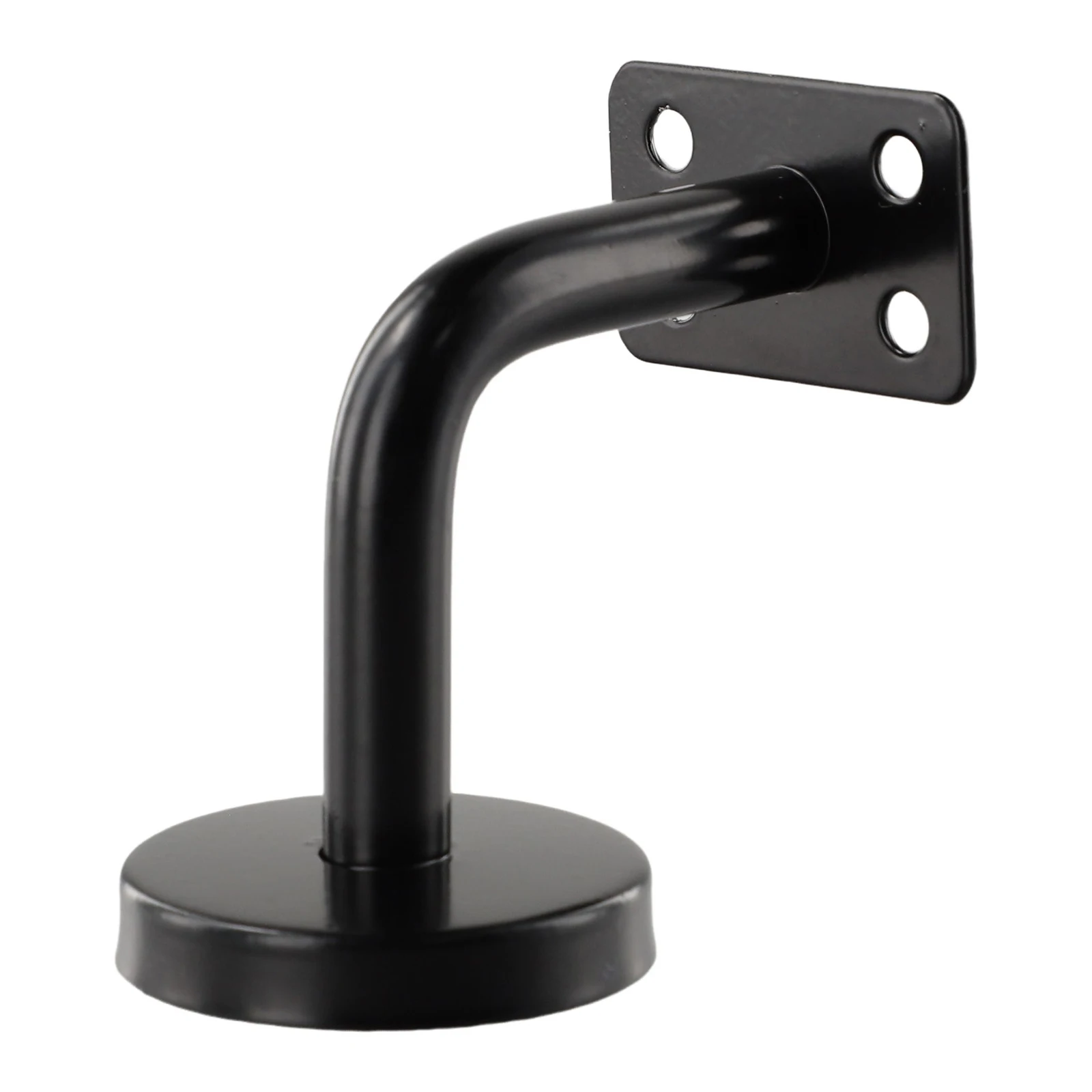 أداة درابزين قوس دعم جدار جبل 5 قطعة مزارع أسود منحني أنبوب حماية مسطح الفولاذ المقاوم للصدأ مريحة #6