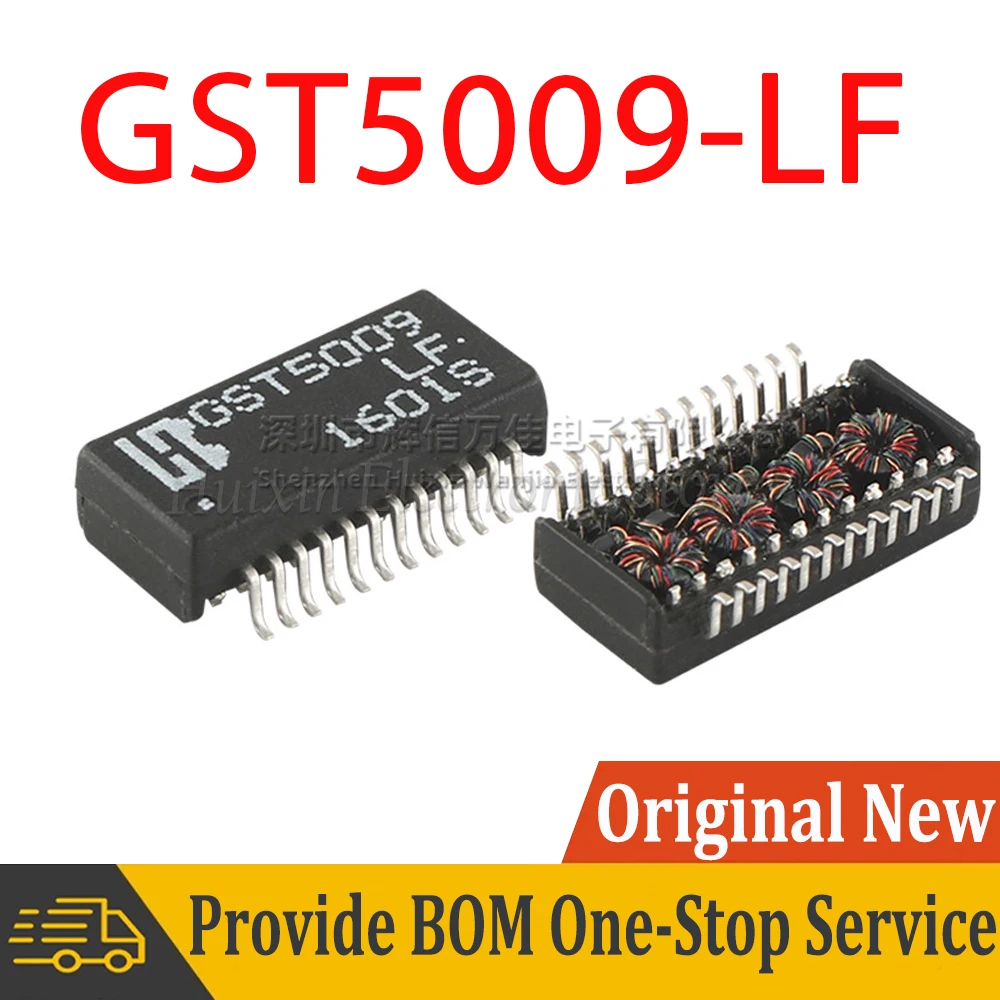 

2pcs GST5009-LF GST5009 SOP24 SMD Gigabit Ethernet Network Isolation Filter Transformer 1000 BASE-T 350uH 1CT:1CT