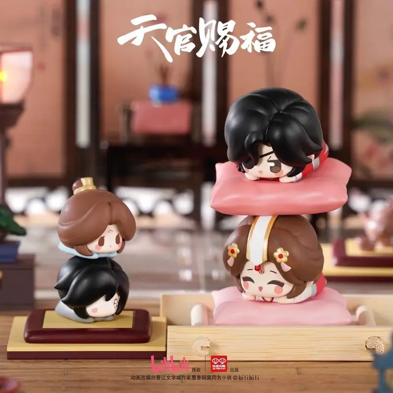 New Heaven Official'S Blessing Cartoon Series Blind Box Xie Lian Hua Cheng Yue Shen Mystery Box Anime Figure Decor Kid Gifts