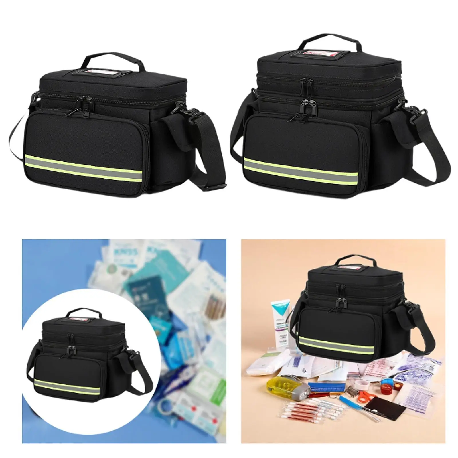 Empty First Aid Bag Storage Pouch Medical Storage Bag for Office Gym Camping