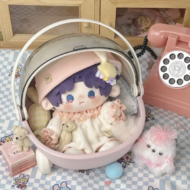 20cmのベビー服、綿のドール服、かわいいパジャマセット、ぬいぐるみ属性のドールドレスアップ、かわいいドールセット、青とピンクのベビー服