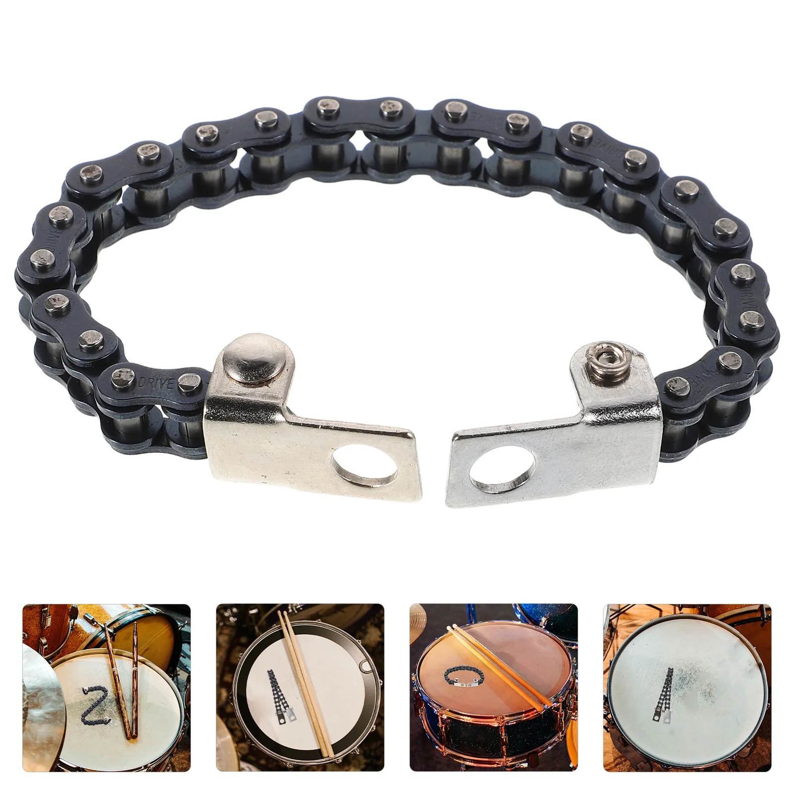 

Drum Pedal Hammer Chain Hardware Tools Maintenance Accessories Chains Kit Replacement Bass Accessory