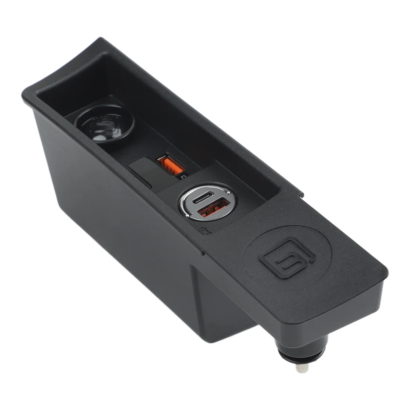 12V Charger Socket USB Car Charger In-car Charging Built-in Fuse Protection No Lid Interference Fast Charging Car Charger