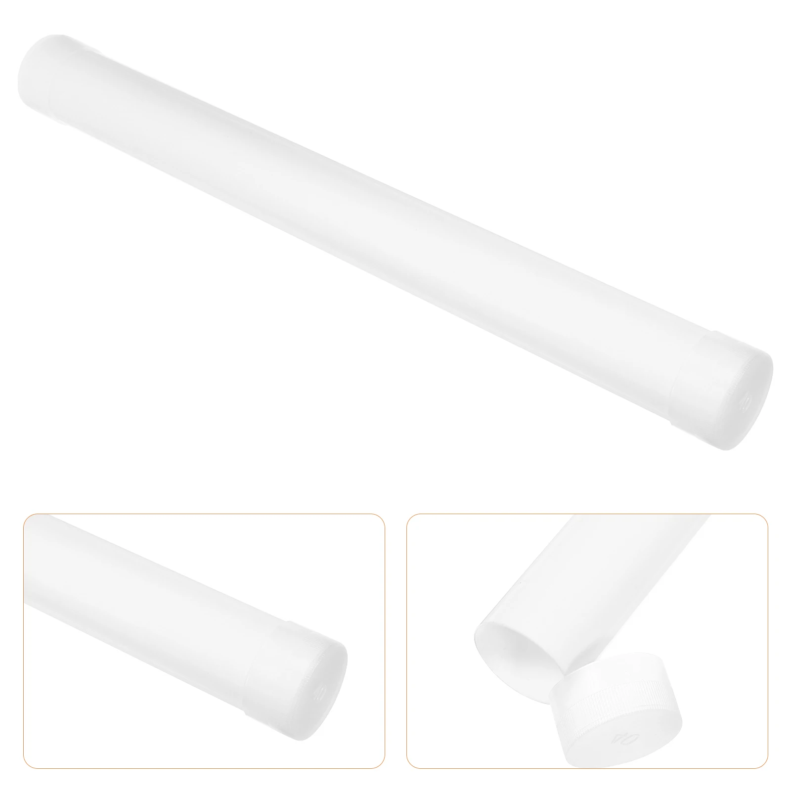 

2pcs Poster Tube PVC Storage Artwork Painting Drawings Documents Holder Protectors for Prints Wrapping Supply