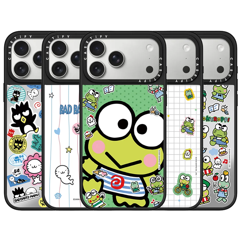 

CASETiFY Co-brand Sanrio Big-eyed Frog Series for IPhone 13 15 14 16 17 Pro Max 16 Plus Air Magnetic Fashion Protective Case