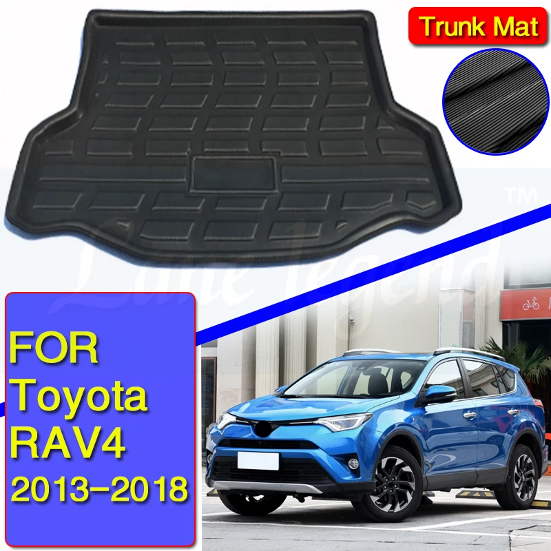 

For Toyota RAV4 2013 2014 2015 2016 2017 2018 Boot Mat Rear Trunk Liner Cargo Floor Carpet Mud Kick Protector Car Accessories