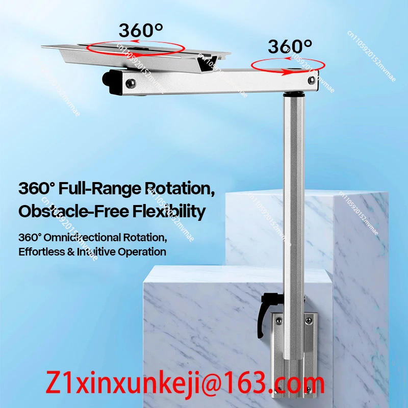 Hot Selling RV Table Rotatable Removable Aluminum Alloy Laptop Table Legs Suitable for RVs, Caravans, Campers, Yachts