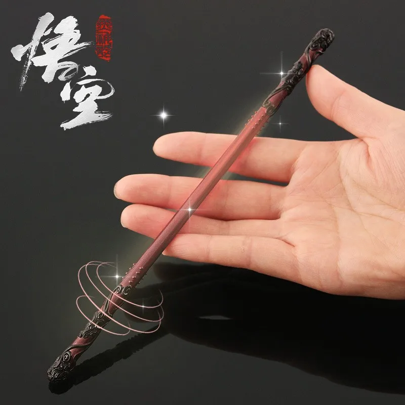 Black Myth: WuKong Sun Wukong Magic Golden-Clasped Rod Game Keychain Swords Butterfly Knife Katana Weapon Model Halloween Gifts