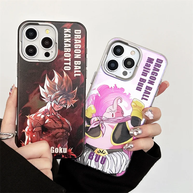 Luxury D-Dragon Ball Z Anime G-Goku Blu-ray Phone Case For Apple iPhone 15 14 13 12 11 Pro Max Shockproof Bumper Cover Funda