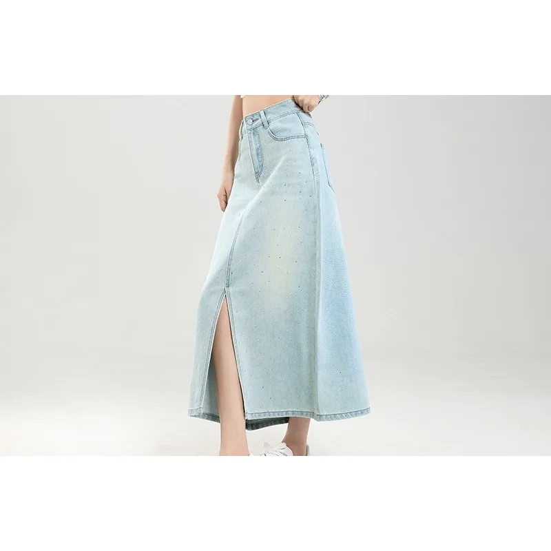 

Denim Skirt 2026 Spring and Summer High Waist Skirt