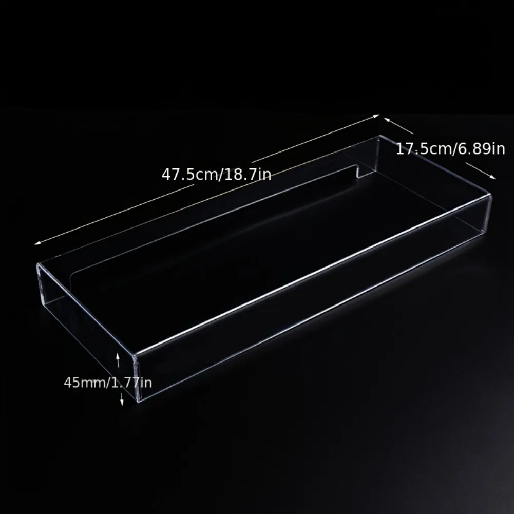 1pc Acrylic Mechanical Keyboard Cover Designed Dustproof Splash Proof 104108 Key Keyboards Case Protect Against Pet Paw Suitable