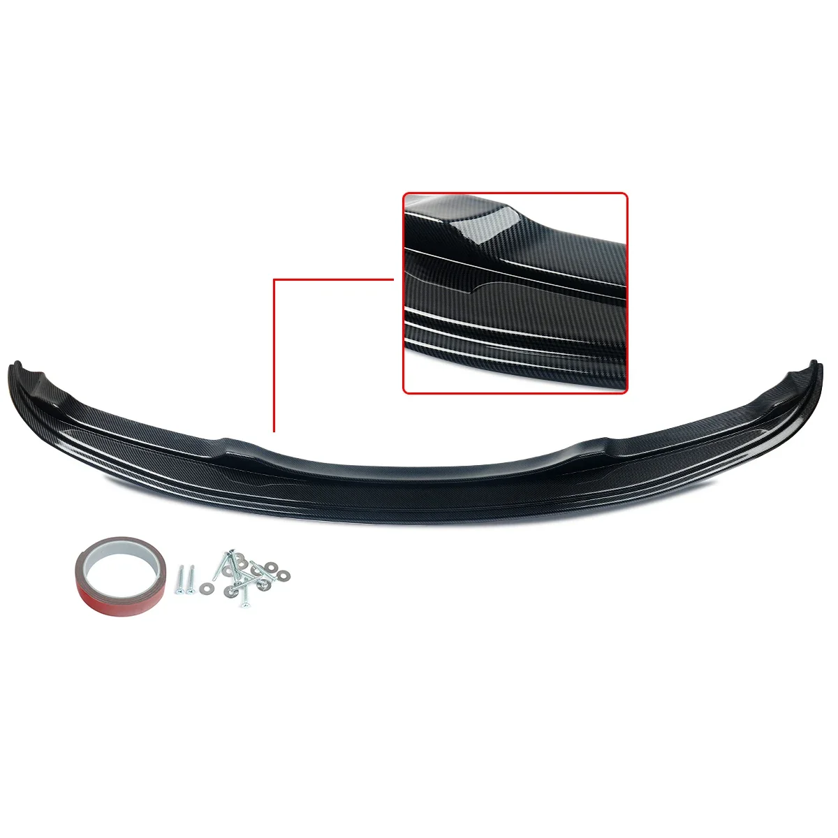 MagicKit For BMW E90 E91 3 Series M Performance Front Splitter 05-08 Carbon Fiber Look