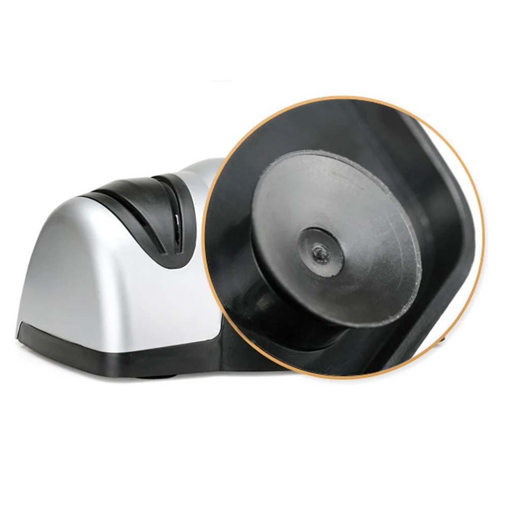 

Electric Whetstone Sharpening System Kitchen Sharpener Double Stage Positioning Non Slip Ac 120V 40W 60Hz