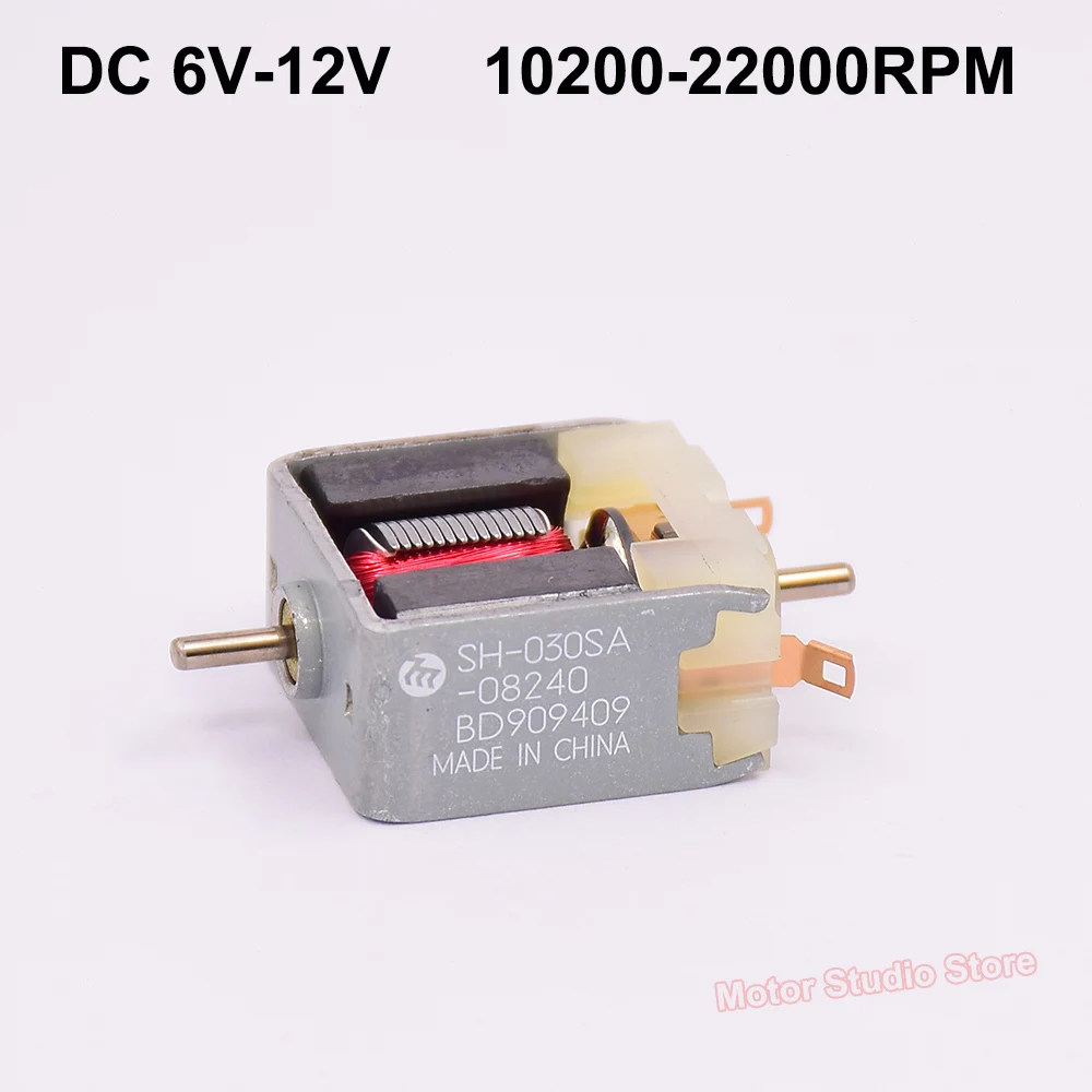 Mabuchi 18mm Vierkante Elektrische Motor DC 6V 9V 12V 22000rpm Hoge Snelheid 1.5mm Dual Shaft Motor DIY Hobby Speelgoed Model HO Slot Auto