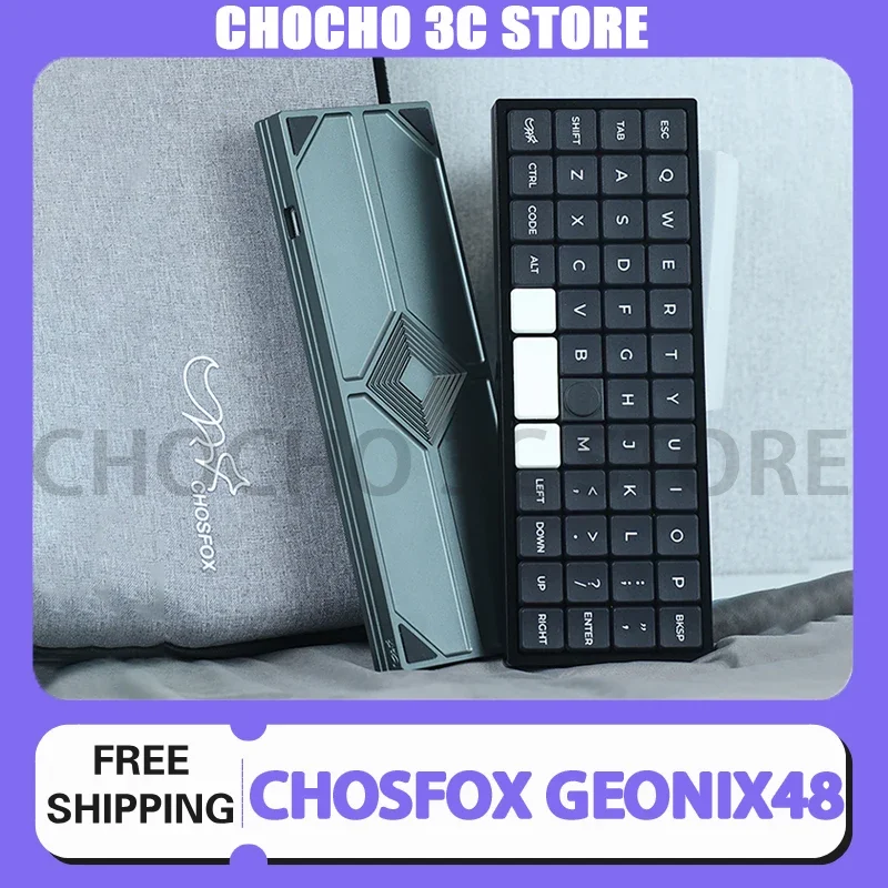 

Chosfox Geonix48 Wired Mechanical Keyboard Keyboards Hot Swap 48Keys Portable Keyboard Support Qmk Custom Keyboards Kits Gifts