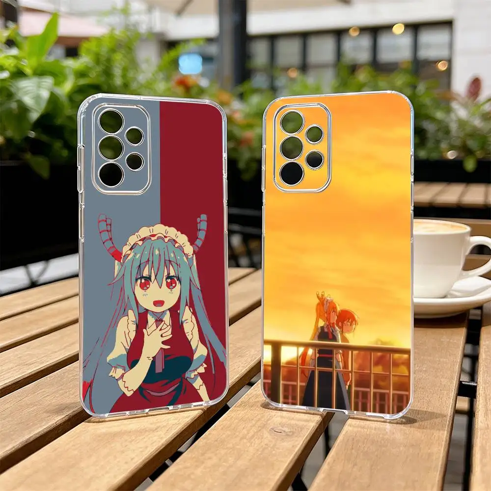 

D-Dragon Maid Tohru Ilulu Phone Case For Samsung S25,S24,S21,S22,S23,S30,Ultra,S20,Plus,Fe Transparent Cover