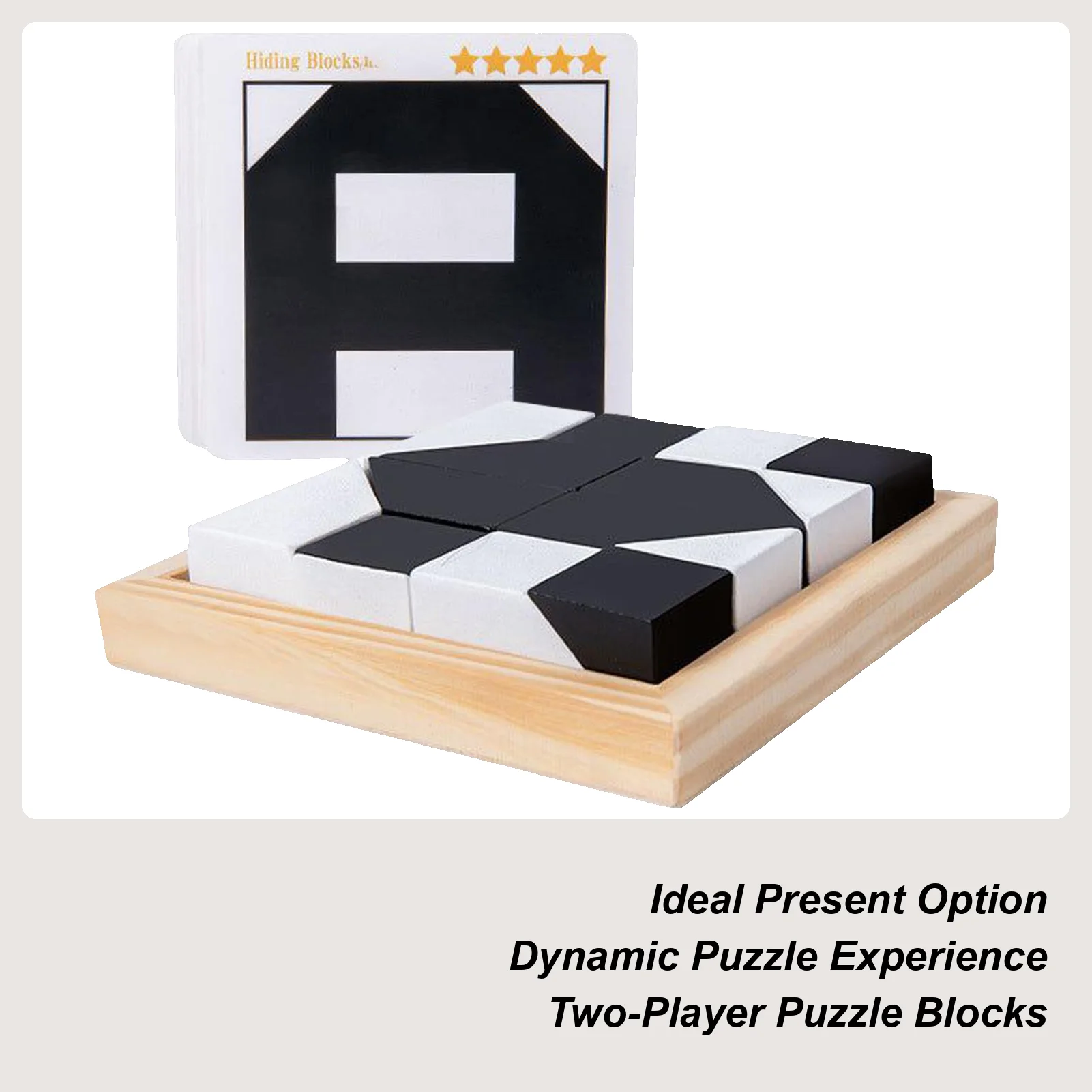 

Wood Block Puzzle Wood Educational Toys Brain Teaser Puzzles For Home Travel School Party Classroom Kids Teens Homeschooling