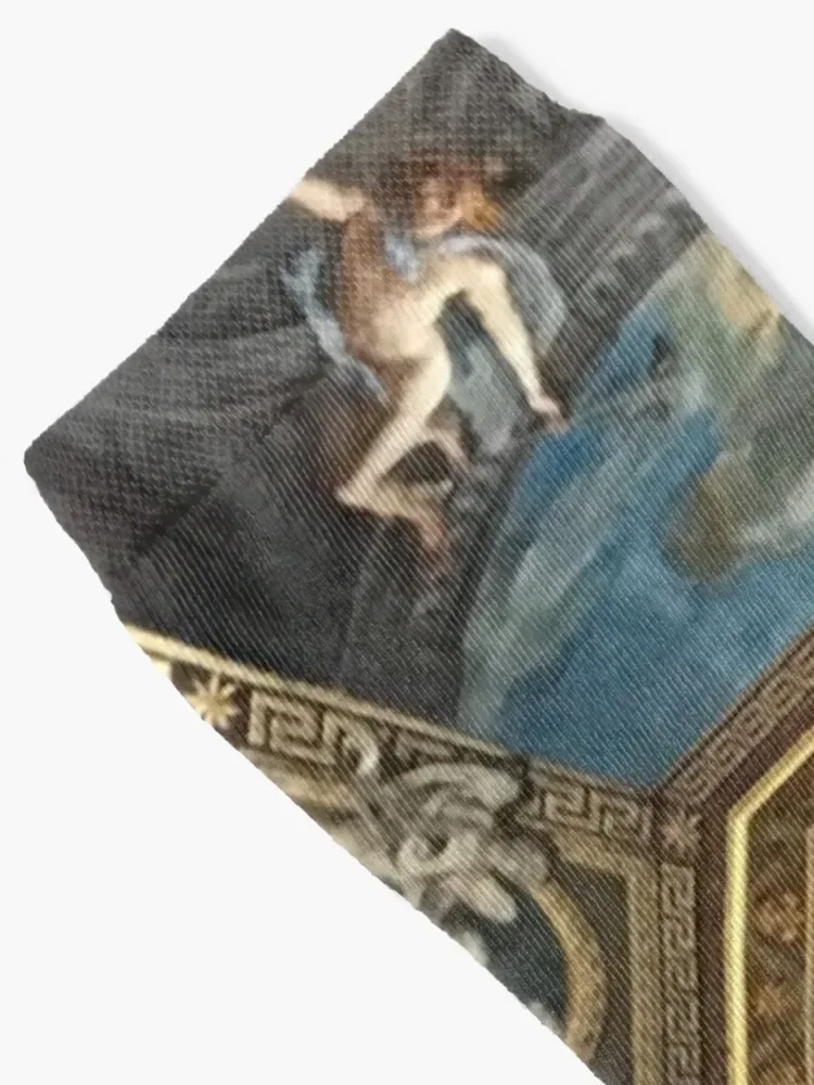 Ceiling, Vatican Musuem Socks colored with print Ladies Socks Men's