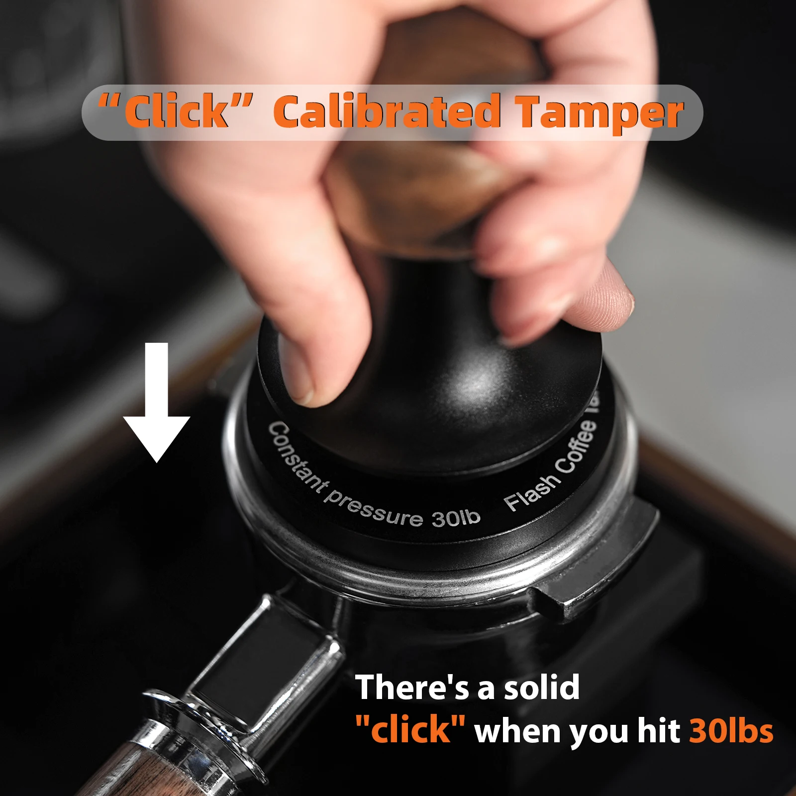 MHW-3BOMBER-Constant Pressão Tamper Café, 30lb Espresso Tamper, 51mm, 53mm Portafilter, Acessórios Barista Profissional