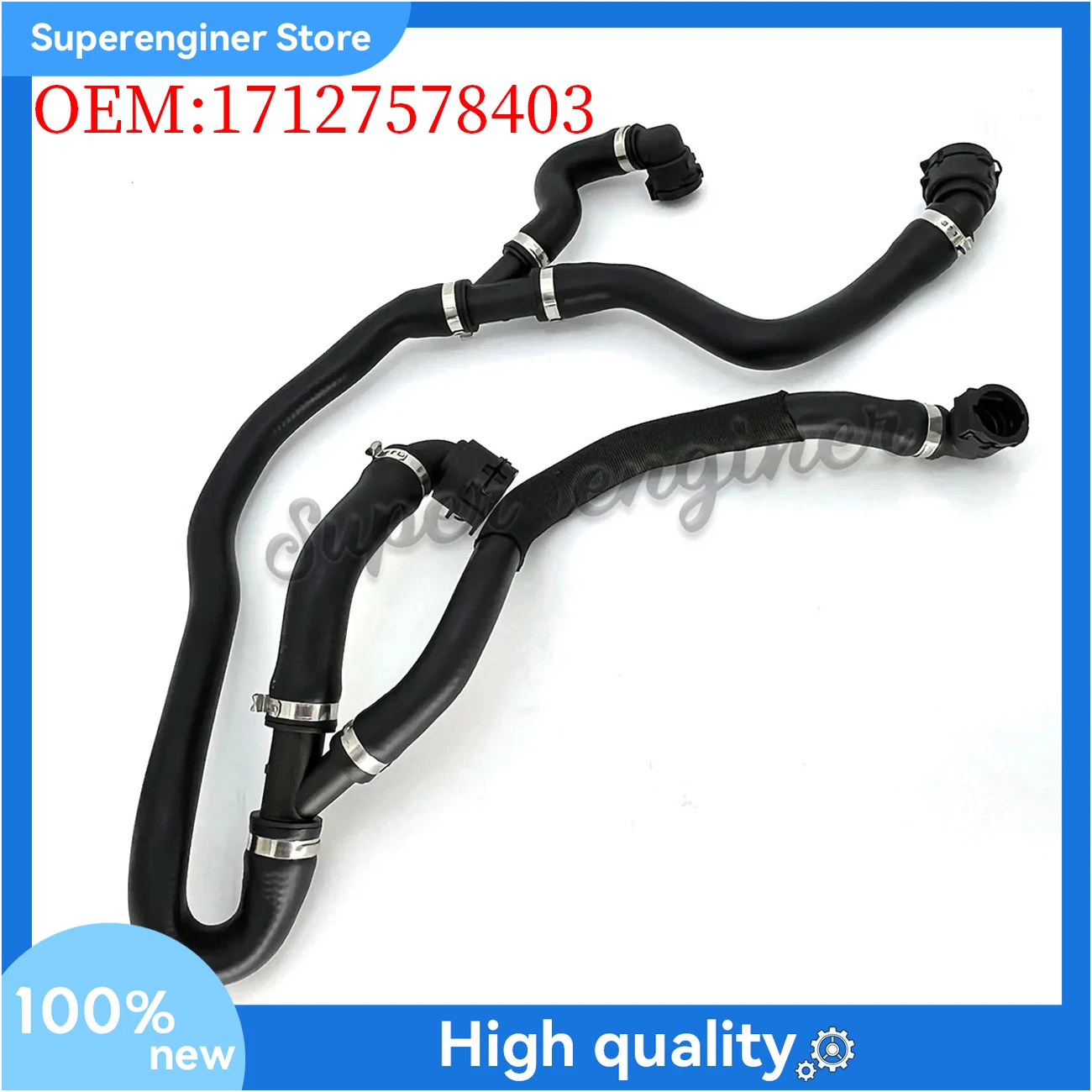 

17127578403 ENGINE COOLANT OVERFLOW HOSE for BMW F01 F01N F02 F02N F10 F11