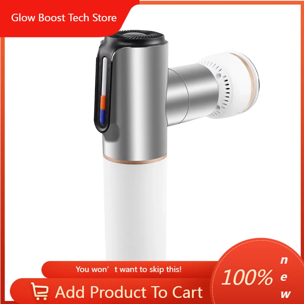 

Профессиональный массажный пистолет NY для глубоких тканей, ручной, с двойным перкуссионным воздействием, 5 насадок, регулировка времени, аккумулятор 2400 мАч