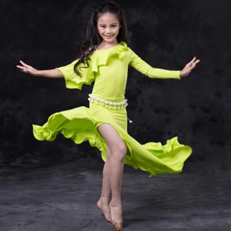 kids/child/girl Oriental dancing Costumes Sexy kids belly dancewear clothes nice Bollywood children stage performance dresses