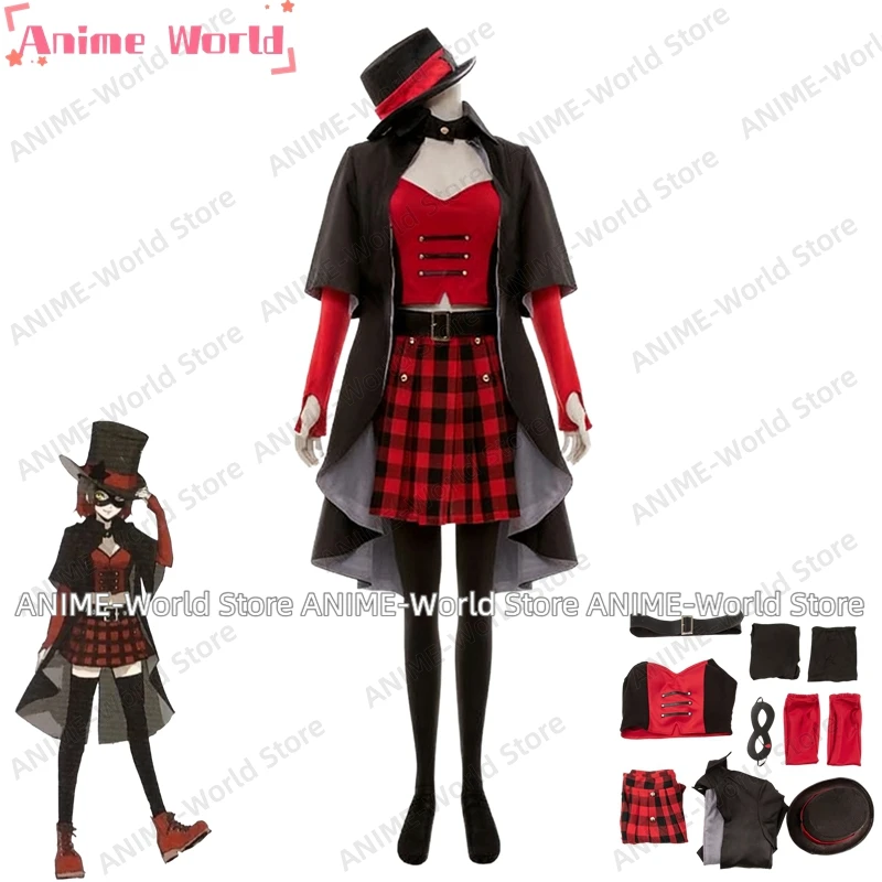

《Custom Size》Game The Phantom Strikers Akane Hasegawa King Cosplay Costume Halloween Christmas Party Suit