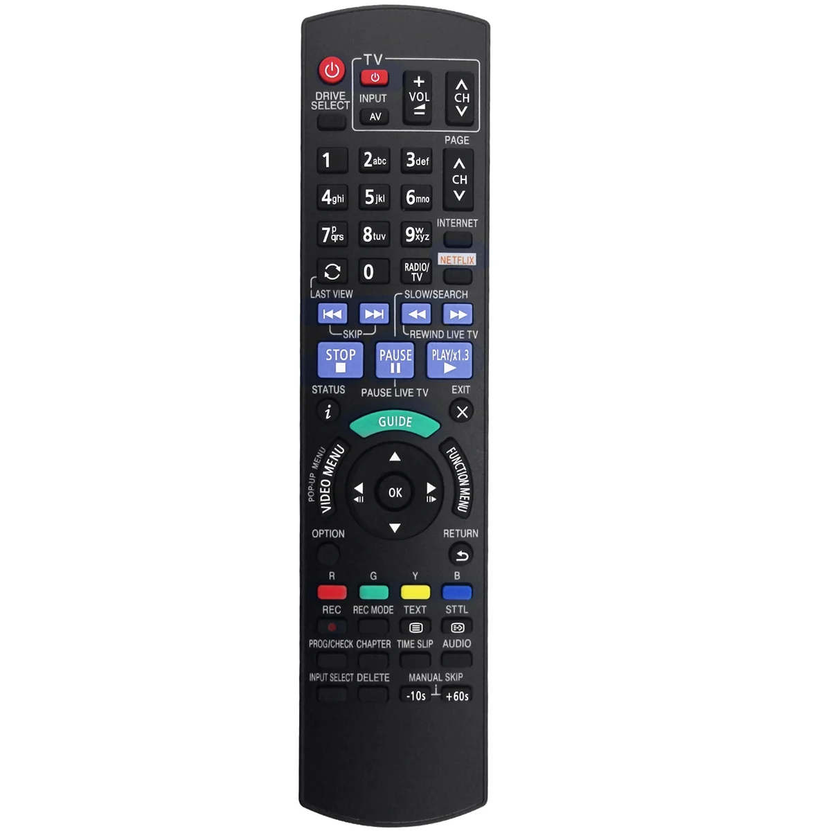 Ganti Remote Remote untuk Panasonic DMRBWT750 Remote Remote Remote