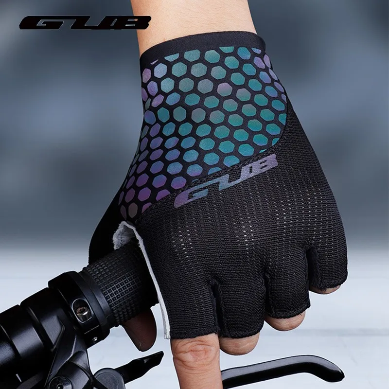 GUB Cycling Half Finger Bike Gloves Shockproof Wear Resistant Breathable MTB Road Bicycle Sports Gloves Men Women Bike Equipment