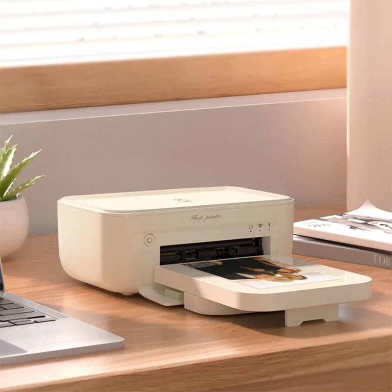 

CP4100 Photo Printers 300 DPI High Resolution Instant Photo Printer CP4100 Thermal Sublimation Wireless Photo Printer