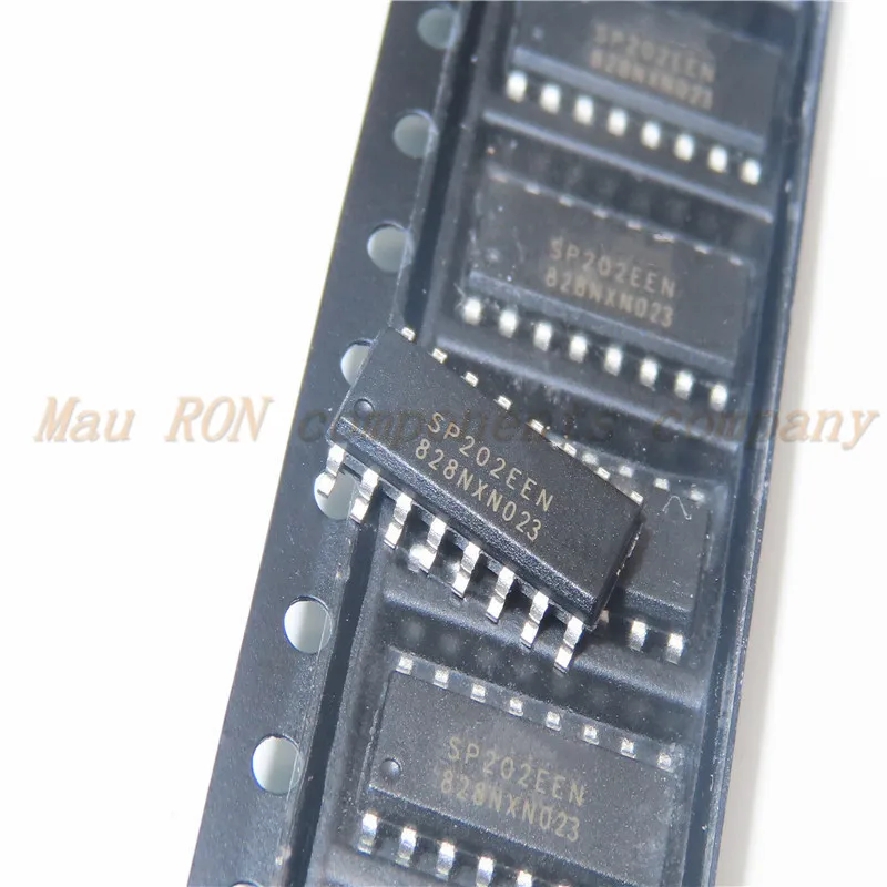 

10PCS/LOT SP202EEN SP202 SOP-16 SP202EEN-L/TR RS232 transceiver chip