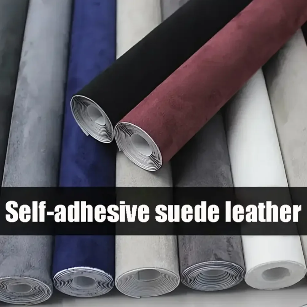 20x30CM/20x150CM Car Interior Suede Fabric Self-adhesive Film Stickers Leather Decor for Styling Decal DIY Auto Sticker
