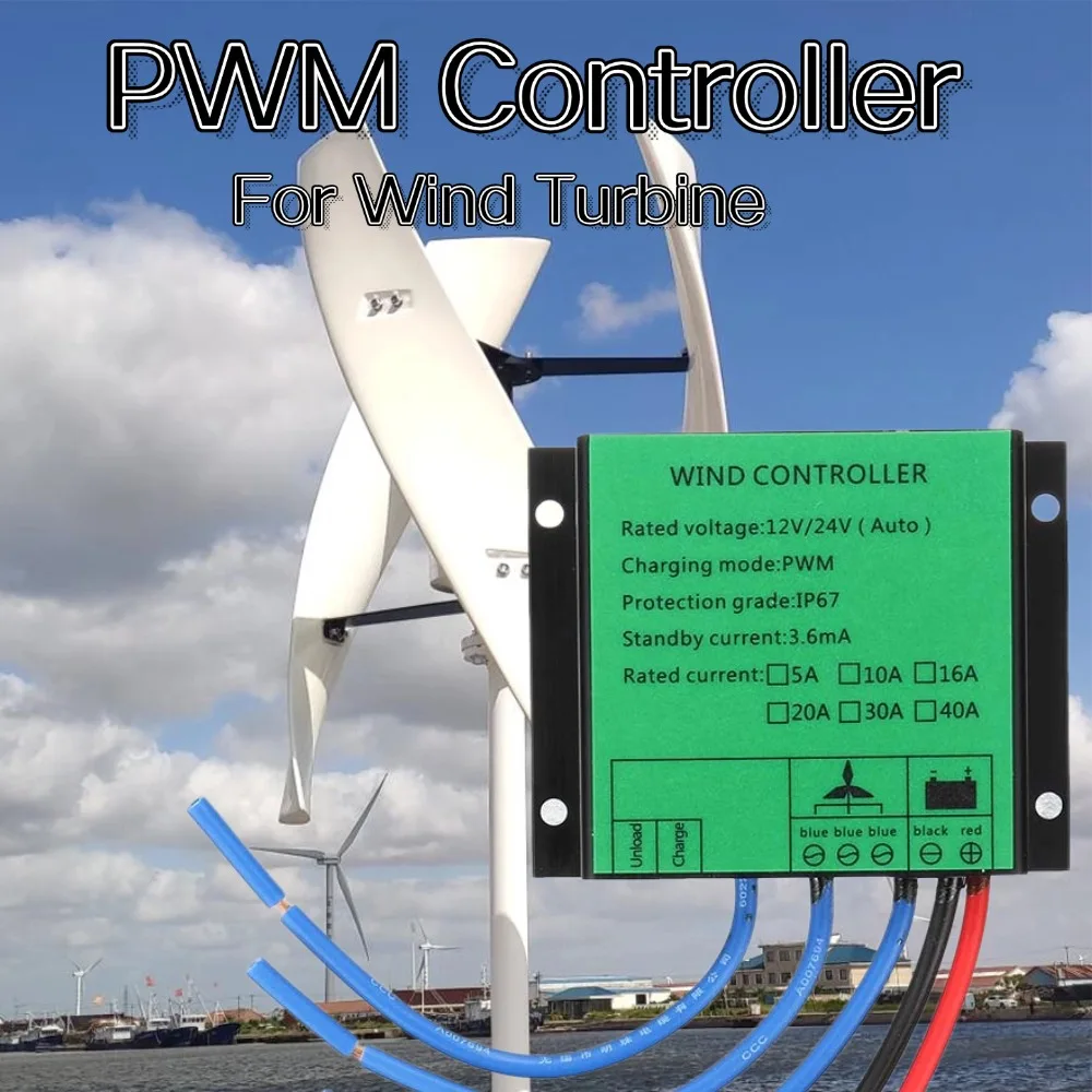 3000W 5000W 8000W 10KW PWM Wind Turbine Controller Charge Wind Power Controller With Overcharging Protection IP67 Waterproof